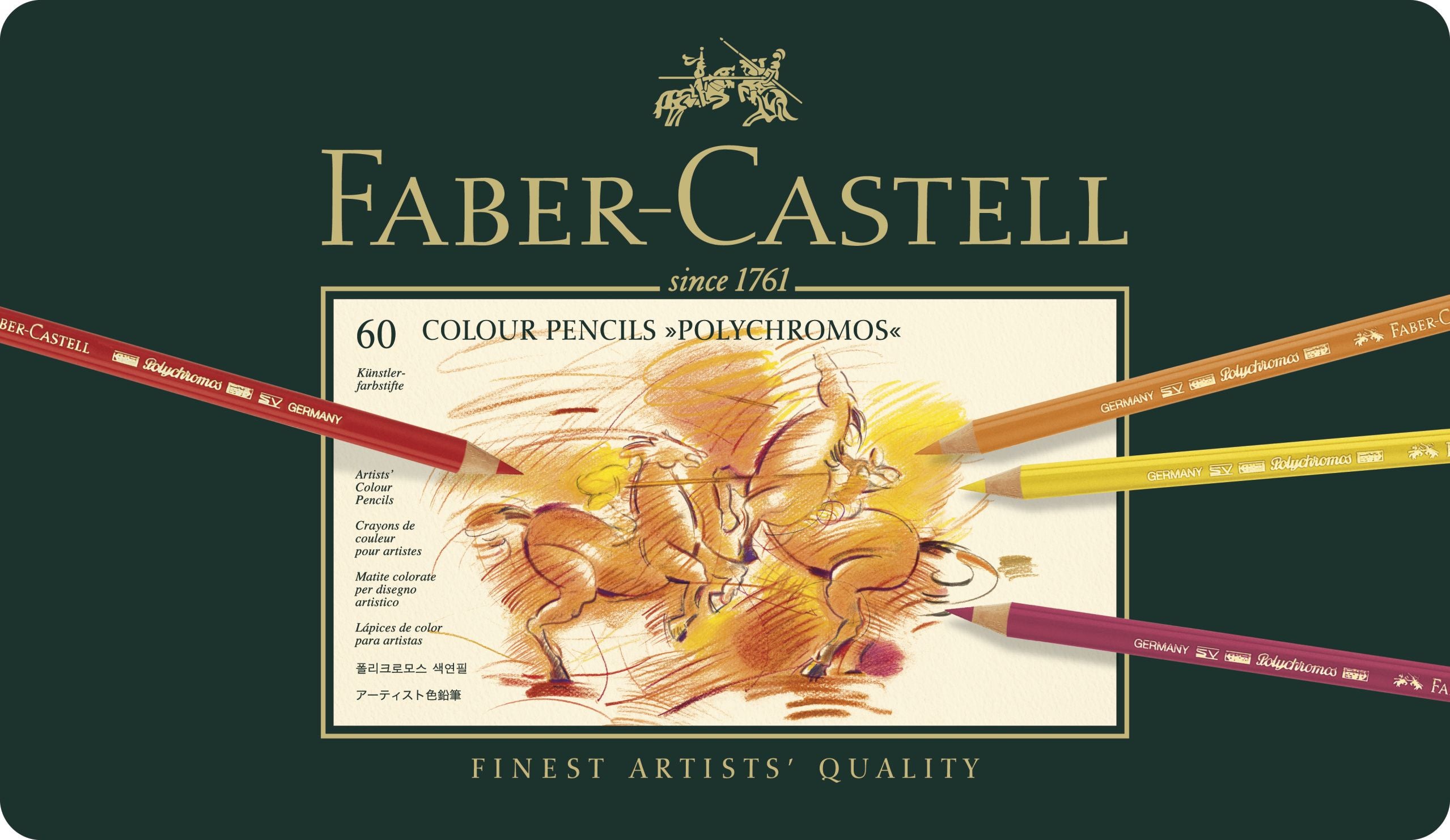 CREIOANE COLORATE 60 CULORI POLYCHROMOS FABER-CASTELL CREIOANE COLORATE 60 CULORI POLYCHROMOS FABER-CASTELL
